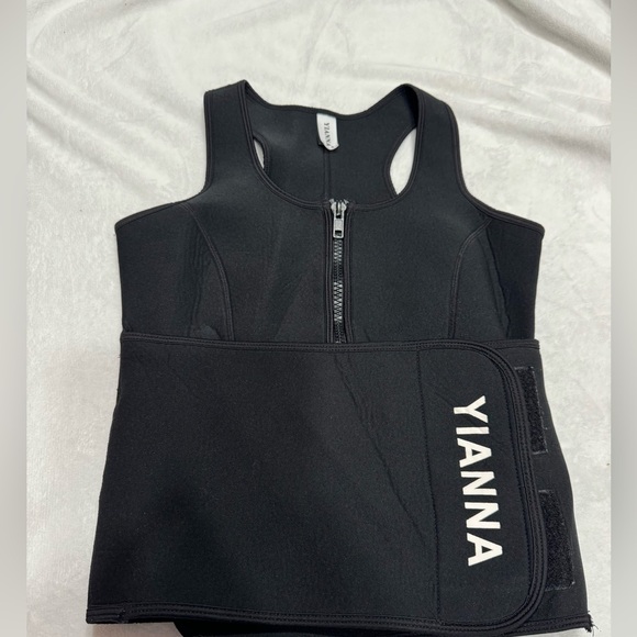 YIANNA Sweat Sauna Vest Zipper Body Shaper - Picture 11 of 11